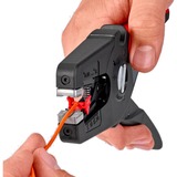 KNIPEX Alicates automáticos para pelar cables PreciStrip16, Alicates pelacables negro/Rojo