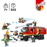LEGO City Unidad Móvil de Control de Incendios, Juegos de construcción Juego de construcción, 7 año(s), Plástico, 502 pieza(s), 945 g