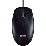 Logitech LGT-M90 Ratones, Ratón negro, Ambidextro, Óptico, USB tipo A, 1000 DPI, Gris