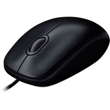 Logitech LGT-M90 Ratones, Ratón negro, Ambidextro, Óptico, USB tipo A, 1000 DPI, Gris