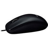 Logitech LGT-M90 Ratones, Ratón negro, Ambidextro, Óptico, USB tipo A, 1000 DPI, Gris