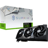 MSI SUPRIM GeForce RTX5080 16G SOC NVIDIA GeForce RTX 5080 16 GB GDDR7, Tarjeta gráfica GeForce RTX 5080, 16 GB, GDDR7, 256 bit, 7680 x 4320 Pixeles, PCI Express x16 5.0