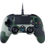 Nacon Wired Compact Camuflaje USB Gamepad Analógico/Digital PC, PlayStation 4 camuflaje/Verde, Gamepad, PC, PlayStation 4, Analógico/Digital, Alámbrico, USB, USB tipo A