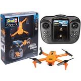 Revell Dron de bolsillo RC Quadrocopter, avión por control remoto naranja/Negro