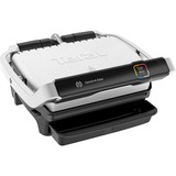 Tefal OptiGrill Elite GC750D30 parrilla eléctrica de contacto, Barbacoa de contacto plateado/Negro, Negro, Acero inoxidable, Plástico, Rectangular, Tocar, 600 cm², 300 x 200 mm