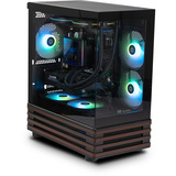 Thermaltake LCGS View 170WS, Gaming-PC negro/Madera
