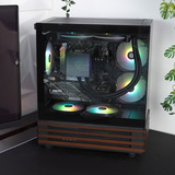 Thermaltake LCGS View 170WS, Gaming-PC negro/Madera