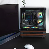 Thermaltake LCGS View 170WS, Gaming-PC negro/Madera