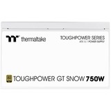 Thermaltake Toughpower GT Snow 750W, Fuente de alimentación de PC blanco