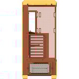 Thermaltake View 600 TG Butter Caramel, Caja de torre grande amarillo