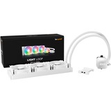 be quiet! LIGHT LOOP 360mm White Procesador Sistema de refrigeración líquida todo en uno 12 cm Blanco 1 pieza(s), Refrigeración por agua blanco, Sistema de refrigeración líquida todo en uno, 12 cm, 105,1 m³/h, Blanco