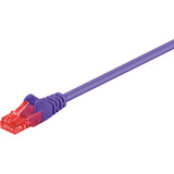 goobay Cable de parche CAT 6, U/UTP 5,0m violeta