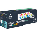 ARCTIC Liquid Freezer III Pro 360 A-RGB (White) Procesador Kit de refrigeración líquida 12 cm Blanco 1 pieza(s), Refrigeración por agua blanco, Kit de refrigeración líquida, 12 cm, 131 m³/h, Blanco