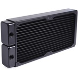 Alphacool 14441 accesorio o pieza de sistema de refrigeración para ordenador Radiador negro, Radiador, Latón, Cobre, Acero, Negro, 1/4", 60 °C, 4 Ventilador(es)