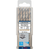 Bosch Broca helicoidal de acero inoxidable HSS-Co PRO, Ø 7,5mm, Taladro 