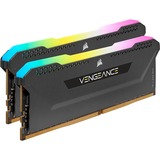 Corsair Vengeance CMH64GX4M2E3200C16 módulo de memoria 64 GB 2 x 32 GB DDR4 3200 MHz, Memoria RAM 64 GB, 2 x 32 GB, DDR4, 3200 MHz, 288-pin DIMM, Negro