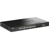 D-Link DGS-1530-28P/E switch Gestionado L2 Gigabit Ethernet (10/100/1000) Energía sobre Ethernet (PoE) Negro, Interruptor/Conmutador negro, Gestionado, L2, Gigabit Ethernet (10/100/1000), Bidireccional completo (Full duplex), Energía sobre Ethernet (PoE), Montaje en rack