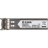 D-Link DIS‑S301SX red modulo transceptor Fibra óptica 1000 Mbit/s mini-GBIC Fibra óptica, 1000 Mbit/s, mini-GBIC, SFP, SX, 550 m