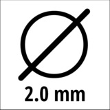 EINHELL Hilo de corte super cut 2,0mm, Hilo de Mackie 
