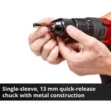 EINHELL TE-CD 18/2 Li-i +64, Martillo atornillador rojo/Negro