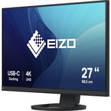 EIZO FlexScan EV2740S-BK pantalla para PC 68,6 cm (27") 3840 x 2160 Pixeles 4K Ultra HD LCD Negro, Monitor LED negro, 68,6 cm (27"), 3840 x 2160 Pixeles, 4K Ultra HD, LCD, 6 ms, Negro