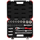 GEDORE R69003024 set de conectores y conector, Llave de tubo rojo/Negro, 85 mm