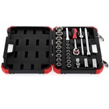 GEDORE R69003024 set de conectores y conector, Llave de tubo rojo/Negro, 85 mm