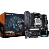 GIGABYTE B850M GAMING X WIFI6E Placa Base - Procesadores AMD Ryzen Serie 9000, VRM Digital 10+2+2 fases, hasta 8200MHz DDR5 (OC), 1xPCIe 5.0 + 1xPCIe 4.0 M.2, LAN 2.5, WIFI 6E, USB 3.2 Gen 2. negro, VRM Digital 10+2+2 fases, hasta 8200MHz DDR5 (OC), 1xPCIe 5.0 + 1xPCIe 4.0 M.2, LAN 2.5, WIFI 6E, USB 3.2 Gen 2., AMD, Zócalo AM5, AMD Ryzen 7000 Series, AMD Ryzen 8000 Series, AMD Ryzen 9000 Series, Zócalo AM5, DDR5-SDRAM, 256 GB