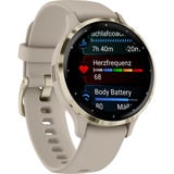 Garmin Venu 3S, SmartWatch beige/Dorado
