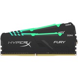 HyperX FURY HX432C16FB3AK2/16 módulo de memoria 16 GB 2 x 8 GB DDR4 3200 MHz, Memoria RAM negro, 16 GB, 2 x 8 GB, DDR4, 3200 MHz
