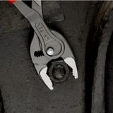 KNIPEX Pinza de agarre frontal TwinGrip rojo
