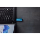 Kingston IronKey 256GB USB-C Vault Privacy 50C cifrado AES-256, FIPS 197, Lápiz USB celeste/Negro, FIPS 197, 256 GB, USB Tipo C, 3.2 Gen 1 (3.1 Gen 1), 230 MB/s, Tapa, Negro, Azul