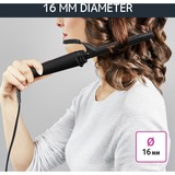 Rowenta Curler 2 CF2119 Utensilio de peinado Rizador de pelo Caliente Negro 25 W 1,8 m negro, Rizador de pelo, Caliente, Barra de desplazamiento, Cuerpo cilíndrico recto, Cabello seco/mojado, 180 °C