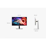 Samsung Odyssey OLED G8 S27HG800SUX, Monitor de gaming plateado