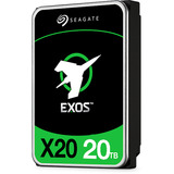 Seagate Enterprise Exos X20 disco duro interno 20 TB 7200 RPM 3.5" Serial ATA III, Unidad de disco duro 20 TB, 7200 RPM, 3.5", Serial ATA III, Minorista