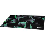 Sharkoon SKILLER SGP30 Alfombrilla de ratón para juegos Negro, Verde, Gris, Almohadilla de ratón para juegos negro/Verde claro, Negro, Verde, Gris, Estampado, Caucho, Textil, Base antiderrapante, Alfombrilla de ratón para juegos