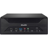Shuttle XH610 PC/estación de trabajo barebone 3,5 l tamaño PC Negro Intel H610 LGA 1700 negro, 3,5 l tamaño PC, Carcasa PC, Intel H610, LGA 1700, DDR4-SDRAM, M.2, PCI Express, Serial ATA III