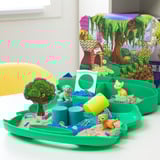 Spin Master Kinetic Sand, Parque para cachorros de excavación, 680 g de arena de juego, herramientas multiusos con forma de cachorros, 2 herramientas para la arena, estuche de almacenamiento reutilizable, juguetes sensoriales para niños y niñas a partir de 3 años 