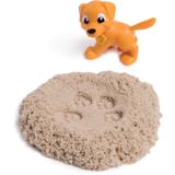 Spin Master Kinetic Sand, Parque para cachorros de excavación, 680 g de arena de juego, herramientas multiusos con forma de cachorros, 2 herramientas para la arena, estuche de almacenamiento reutilizable, juguetes sensoriales para niños y niñas a partir de 3 años 