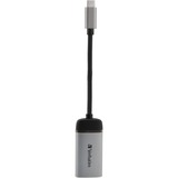 Verbatim 49143 adaptador de cable de vídeo 0,1 m USB Tipo C HDMI Negro, Plata plateado/Negro, 0,1 m, USB Tipo C, HDMI, Macho, Hembra, Derecho