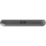 Verbatim Charge 'n' Go Polímero de litio 5000 mAh Cargador inalámbrico Gris, Banco de potencia gris, 5000 mAh, Polímero de litio, Quick Charge 3.0, Cargador inalámbrico, Gris