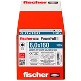 fischer PowerFull II 6,0x160 ZK TX VG, 562957, Tornillo 