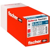 fischer Tornillo para madera PowerFull II 6,0x160 ZK TX VG 