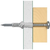 fischer UX 6 clavija 50 pieza(s) Nylon, De plástico Alrededor, Pasador gris claro, Alrededor, Nylon, De plástico, 5 cm, 50 pieza(s)