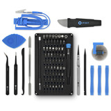 iFixit EU145307-4 herramienta para reparación de dispositivo electrónico, Kit de herramientas negro/Azul, Juegos de herramientas, Universal, Púa de apertura, Destornillador, Espátula de desmontaje, Ventosa, Pinzas, Negro, Azul, Acero inoxidable, Plano, Cabezas de tornillo Security Torx, Punta de horquilla, Torx, 3 pinzas