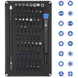 iFixit EU145307-4 herramienta para reparación de dispositivo electrónico, Kit de herramientas negro/Azul, Juegos de herramientas, Universal, Púa de apertura, Destornillador, Espátula de desmontaje, Ventosa, Pinzas, Negro, Azul, Acero inoxidable, Plano, Cabezas de tornillo Security Torx, Punta de horquilla, Torx, 3 pinzas