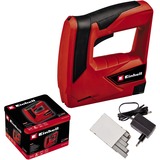 EINHELL 4257880 pistola de clavos y grapadora, Engrapadora eléctrica rojo/Negro, 6 mm, 1,4 cm, Ión de litio, 1300 Ah, 3,6 V, 890 g