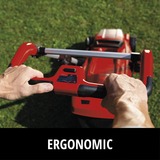 EINHELL 4326622, GE-CM 36/37 Li, Cortacésped rojo/Negro