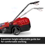 EINHELL Cortacésped a batería GE-CM 36/43 Li M - Solo, 36Volt (2x18V) rojo/Negro