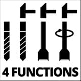 EINHELL Martillo perforador TE-RH 32 4F Kit rojo/Negro